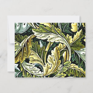 Acanthus, popular William Morris pattern Card