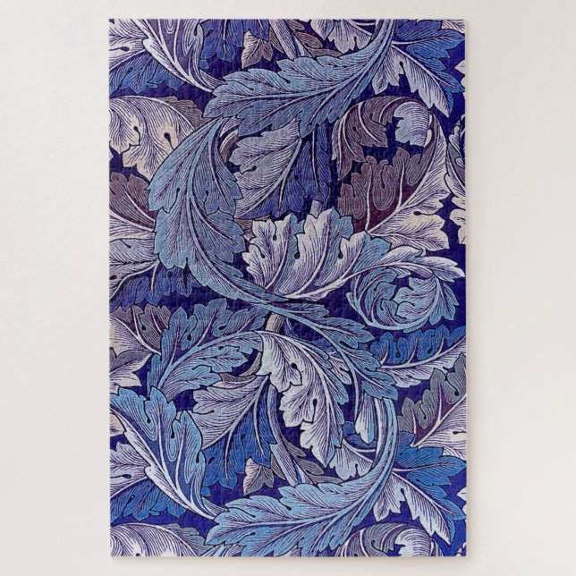 Acanthus Purple, William Morris Jigsaw Puzzle (Vertical)