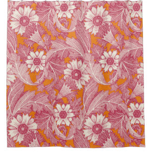 acanthus viva magenta satsuma shower curtain