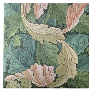 'Acanthus' wallpaper design, 1875 Ceramic Tile