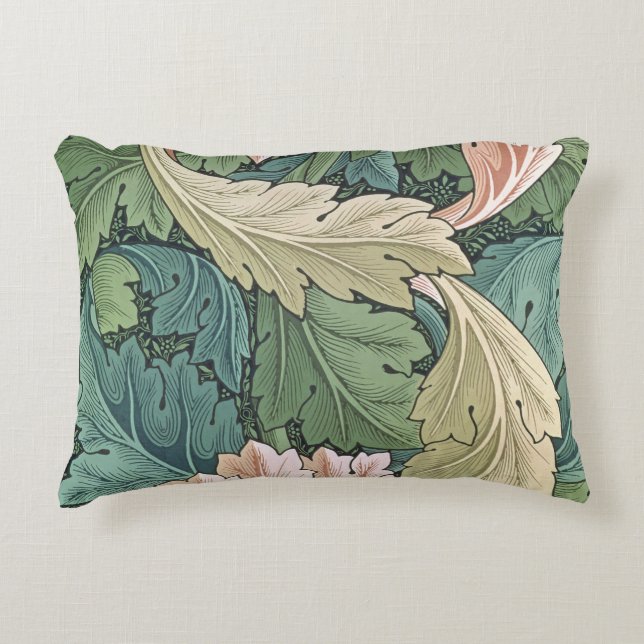 'Acanthus' wallpaper design, 1875 Decorative Cushion (Front)