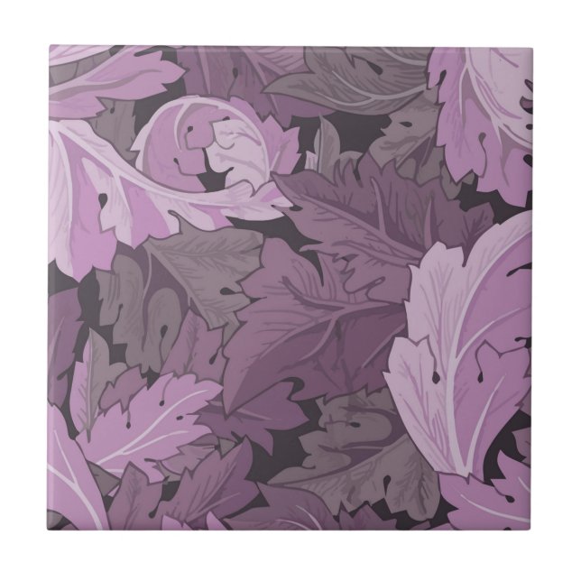 Acanthus, William Morris Ceramic Tile (Front)