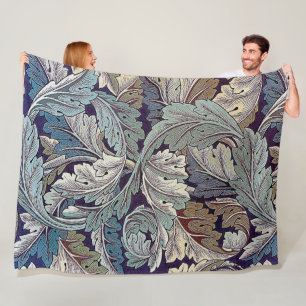Acanthus, William Morris Fleece Blanket