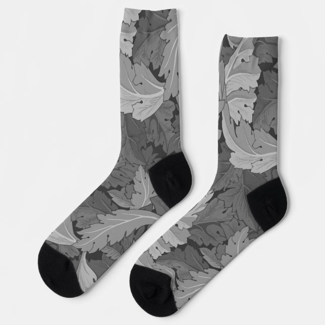 Acanthus, William Morris Socks (Left)