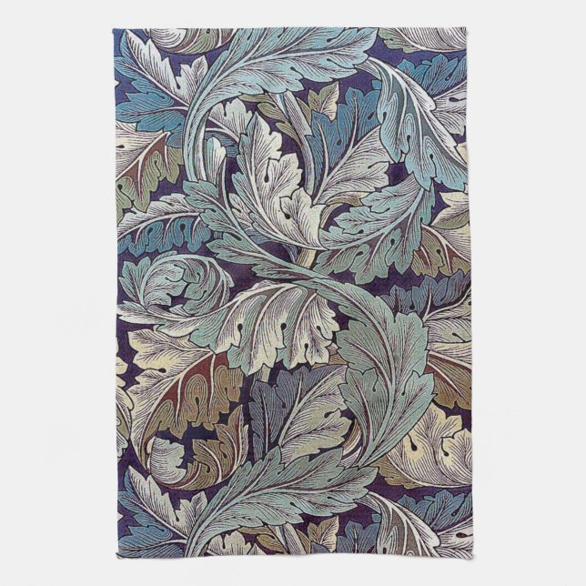 Acanthus, William Morris Tea Towel (Vertical)