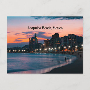 Acapulco Beach, Mexico Postcard