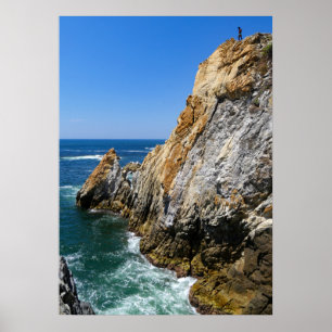 Acapulco Cliff Diver Poster