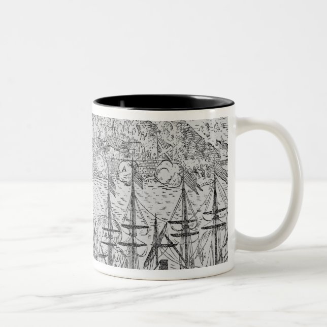 Acapulco', from Jean-Baptiste Labat 's Nouveau Two-Tone Coffee Mug (Right)