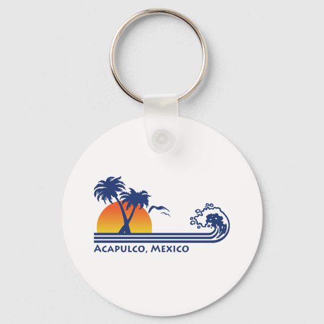 Acapulco Mexico Key Ring (Front)