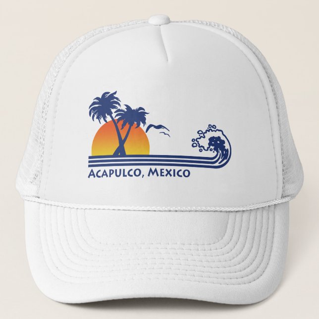 Acapulco Mexico Trucker Hat (Front)
