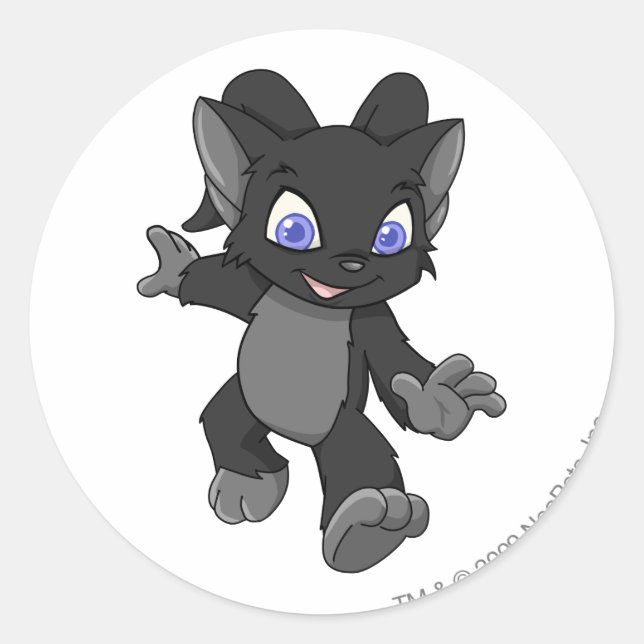 Acara Shadow Classic Round Sticker (Front)