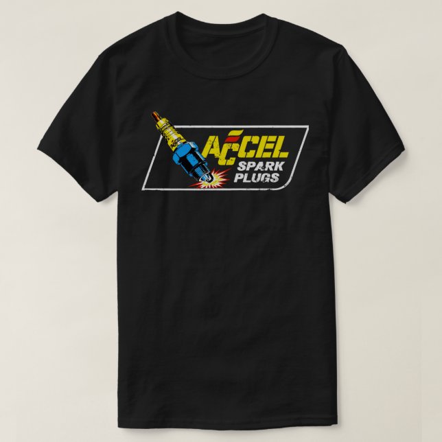 Accel Spark Plugs T-Shirt (Design Front)