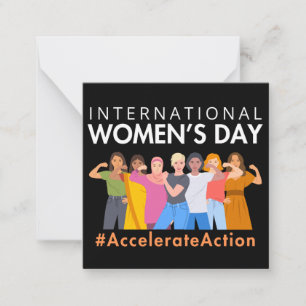 Accelerate Action International Women’s Day 2025 Card
