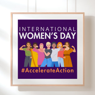 Accelerate Action International Women’s Day 2025 Poster