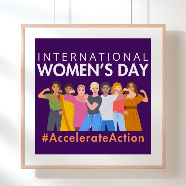 Accelerate Action International Women’s Day 2025 Poster (Creator Uploaded)