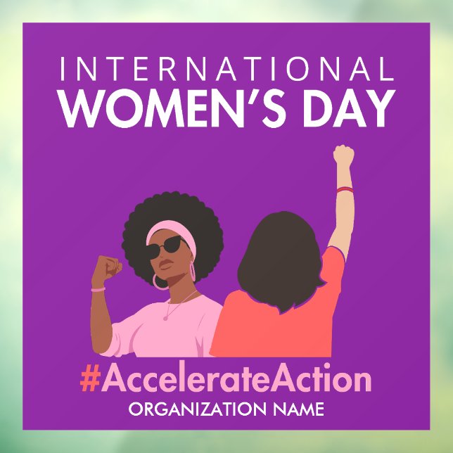Accelerate Action International Women's Day (Sheet 3)
