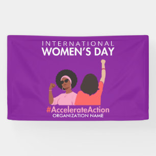 Accelerate Action International Women's Day 2025 Banner