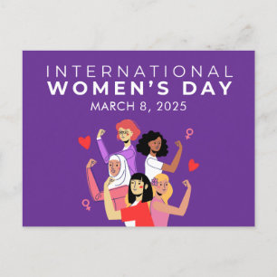 Accelerate Action International Women's Day 2025 Postcard