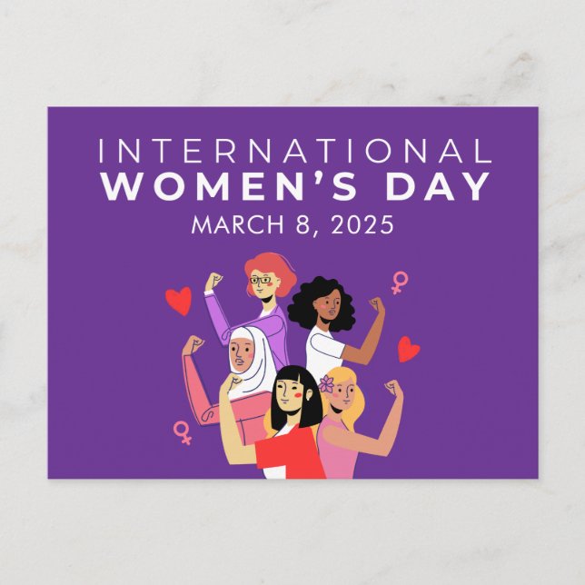 Accelerate Action International Women's Day 2025 Postcard (Front)