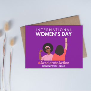 Accelerate Action International Women's Day 2025 Postcard