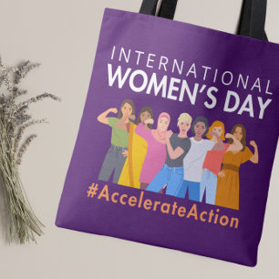 Accelerate Action International Women's Day 2025 Tote Bag