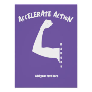 Accelerate Action March 8 Women's Day 2025 Poster