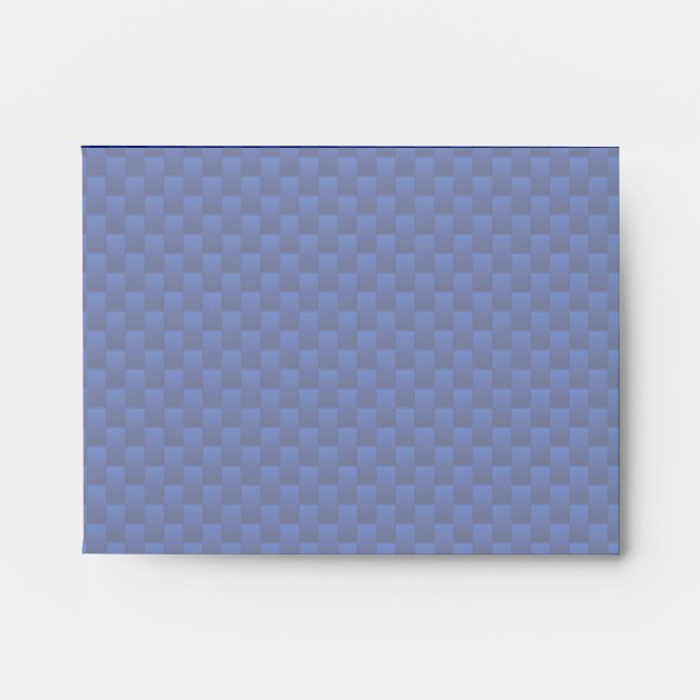 Accent Blue Carbon Fibre Like Print Background Envelope (Front)