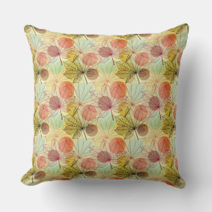 Accent Pillow-Autumn Leaves Cushion