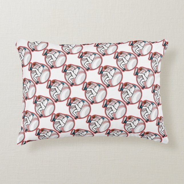 Accent Pillow/Baseball Decorative Cushion (Front)