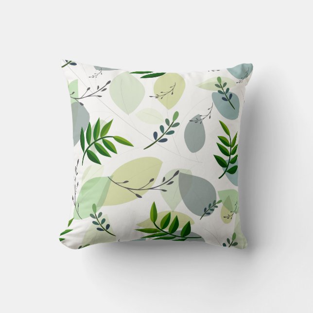 Accent Pillow-Botanical Print Cushion (Front)
