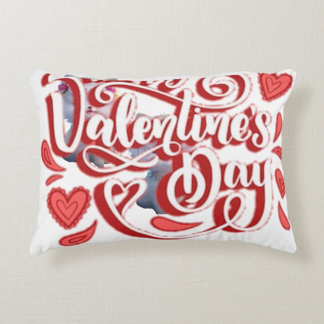 Accent Pillow Brushed Polyester Make a statement w (Front)