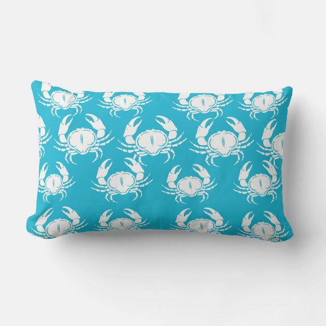 Accent Pillow-Crabs Lumbar Cushion (Front)