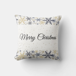Accent Pillow-Holiday Snowflakes Cushion