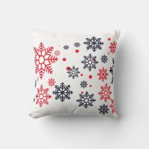 Accent Pillow-Holiday Snowflakes Cushion