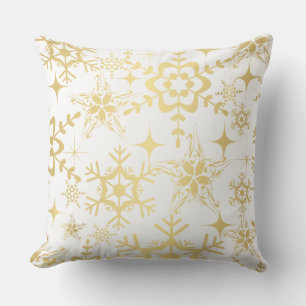 Accent Pillow-Holiday Snowflakes Cushion
