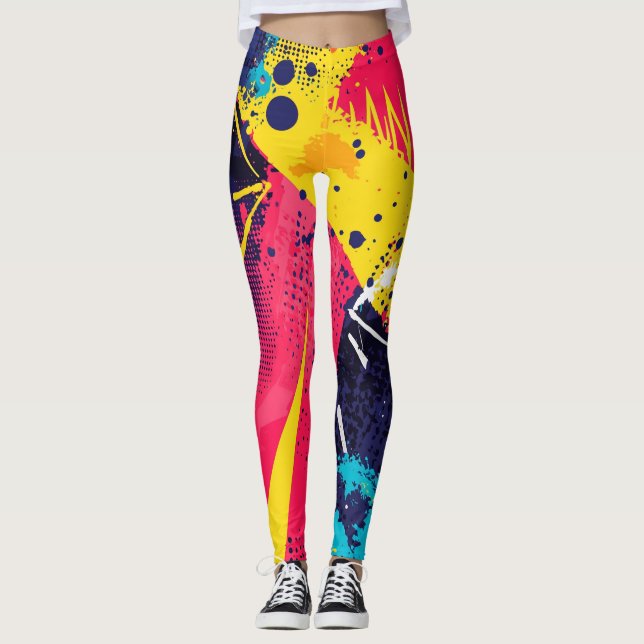 Accent Pillow Leggings (Front)