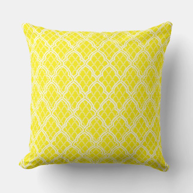 Accent Pillow-Moroccan Print    Throw Pillow (Front)
