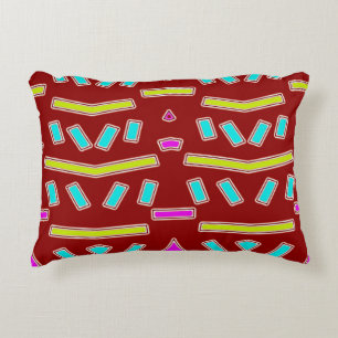Accent Pillow, Multicolor trendy pattern Accent P Decorative Cushion