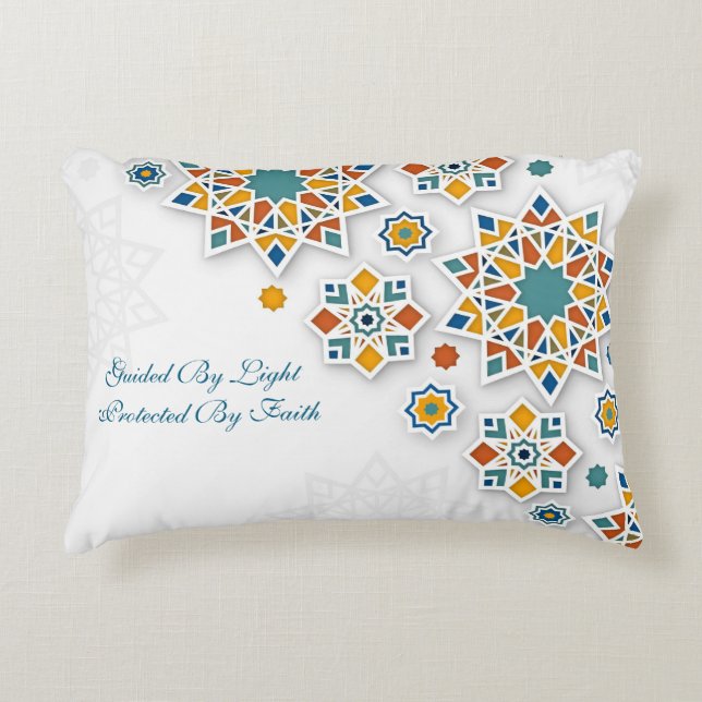 Accent Pillow-Ornamental Islamic Accent Pillow (Front)