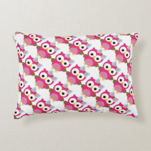 Accent Pillow/Owls Decorative Cushion
