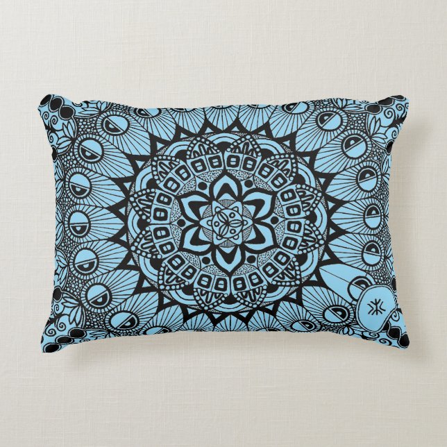 Accent Pillow "Phi" (monochrome) (Front)