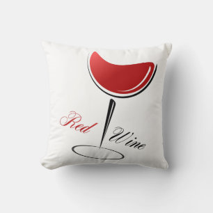 Accent Pillow-Red Wine Cushion