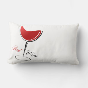 Accent Pillow-Red Wine Throw Pillow