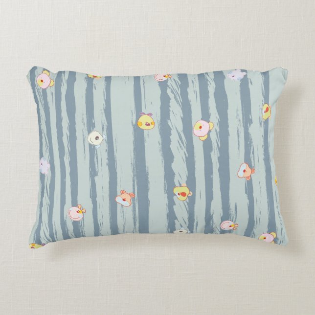 Accent Pillow – Whimsy Faces (Front)