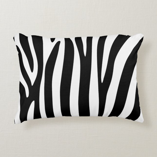 Accent Pillow - Zebra Print (Front)