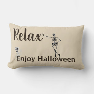 Accent Throw Pillow-Halloween Lumbar Cushion