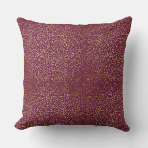 Accent Throw Pillow-Merlot Wine Cushion