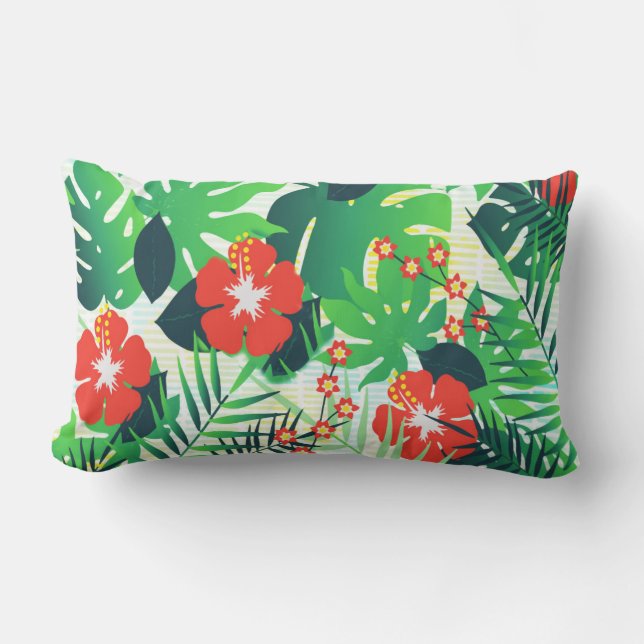 Accent Throw Pillow-Outdoor Lumbar Cushion (Front)