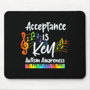 Acceparent Teacher Groupnce Is Key Au Awareness Mouse Pad