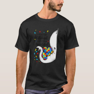 Accept Adapt Advocate Autism Awareness Elephant Au T-Shirt